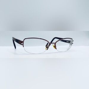 Copper CL711 Brown Oval Half-Rim Sunglasses Frames Only